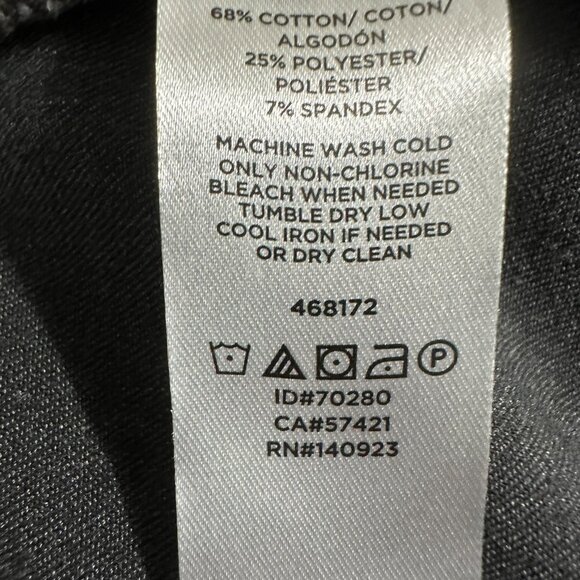 Loft Modern Skinny Ankle Charcoal Grey Pant - Picture 4 of 4